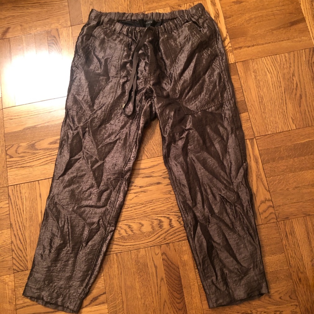 Washed Lamé Pull-On Pant